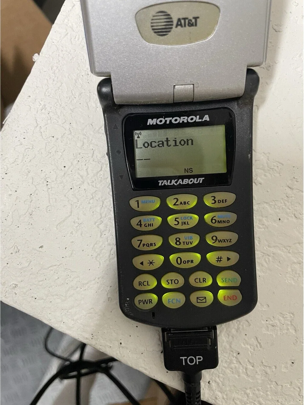 TURNS ON Motorola Talkabout T8097 - Blue and Silver ( AT&T ) Very Rare TDMA